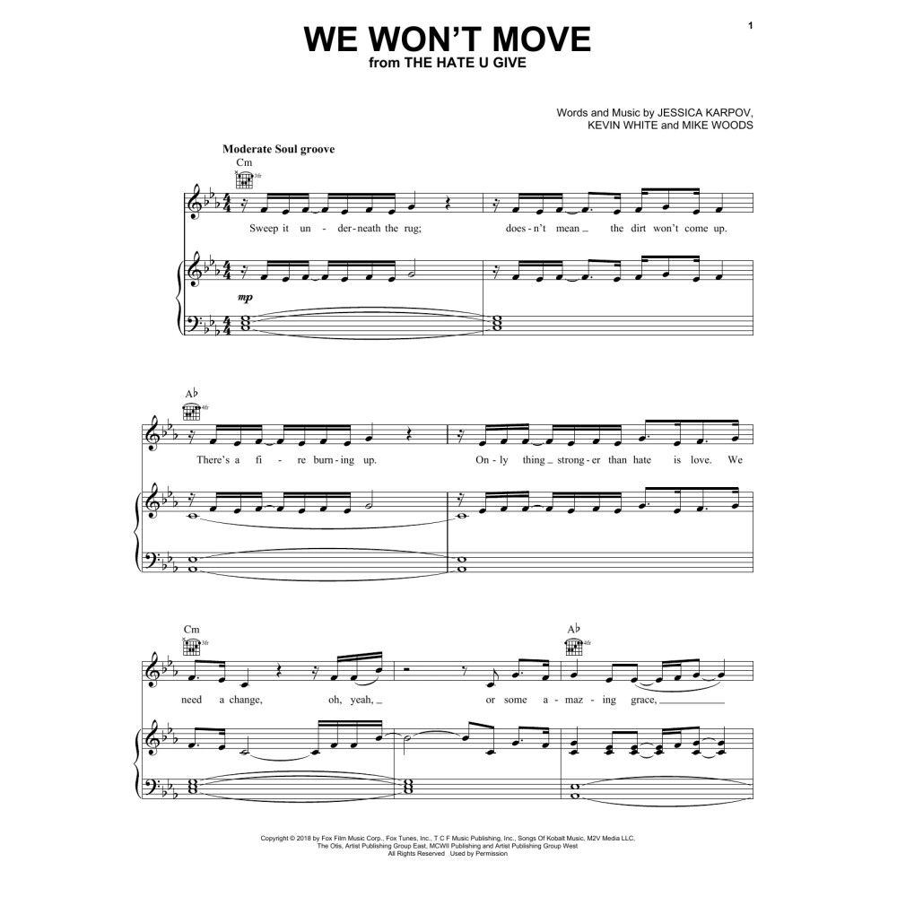 We Won't Move