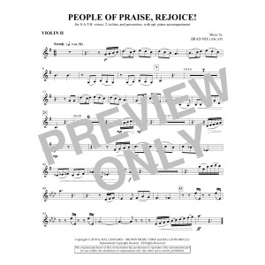 People of Praise, Rejoice! - Violin 2