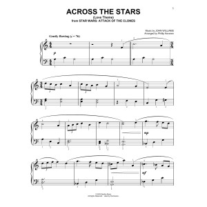 Across The Stars (from Star Wars: Attack of the Clones) (arr. Phillip Keveren)