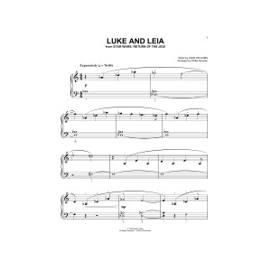 Luke And Leia (from Star Wars: Return of the Jedi) (arr. Phillip Keveren)