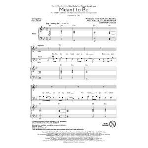 Meant To Be (feat. Florida Georgia Line) (arr. Mac Huff)
