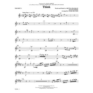 Think (from Captain Underpants: The First Epic Movie) (Arr. Mark Brymer) - Trumpet 1