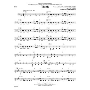 Think (from Captain Underpants: The First Epic Movie) (Arr. Mark Brymer) - Bass