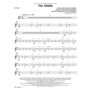 The Middle (arr. Mac Huff) - Guitar