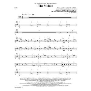 The Middle (arr. Mac Huff) - Bass