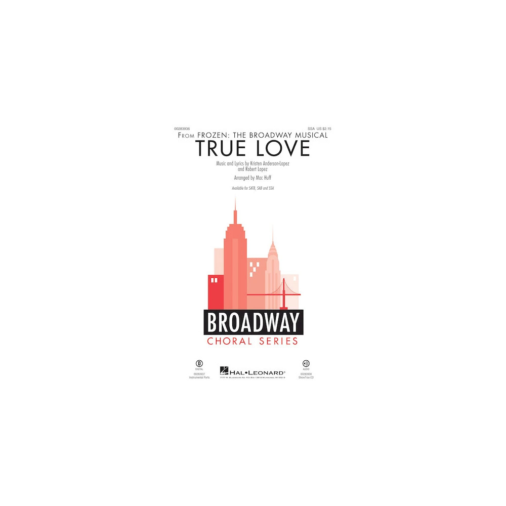 True Love (from Frozen: the Broadway Musical) (Arr. Mac Huff)