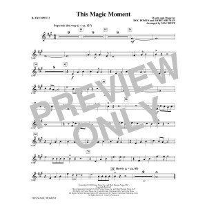 This Magic Moment (Arr. Mac Huff) - Bb Trumpet 2
