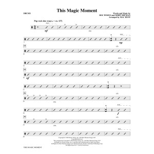 This Magic Moment (Arr. Mac Huff) - Drums