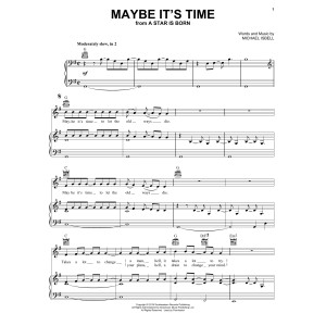 Maybe It's Time (from A Star Is Born)