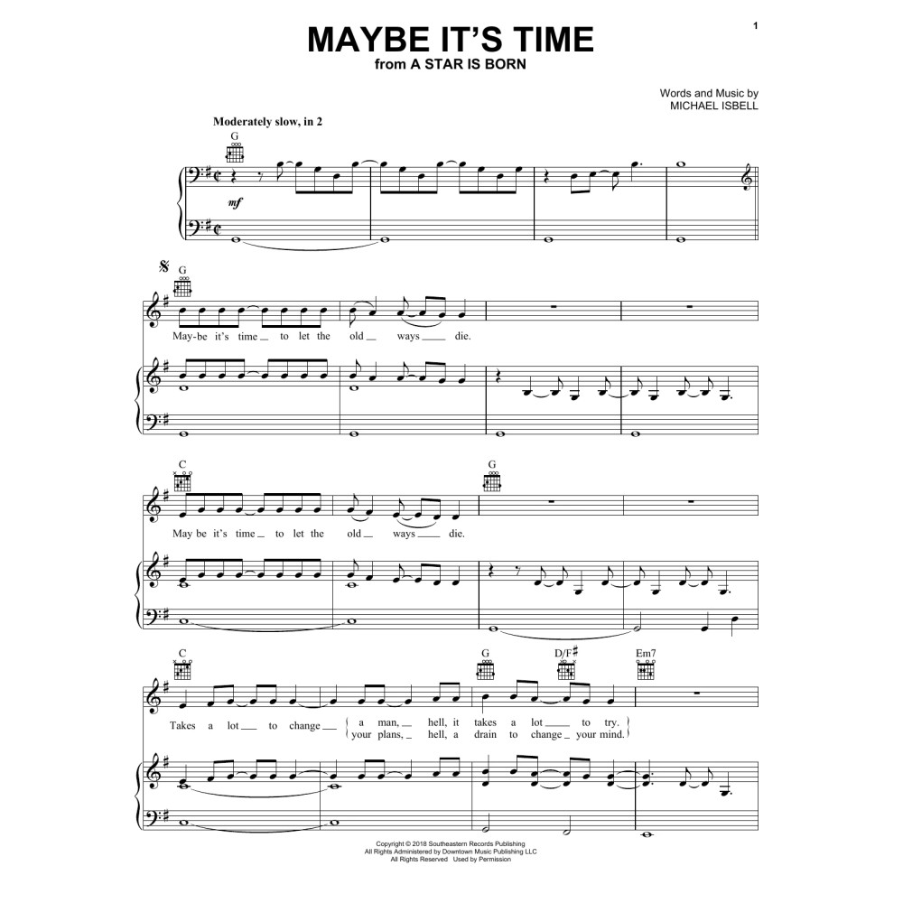 Maybe It's Time (from A Star Is Born)