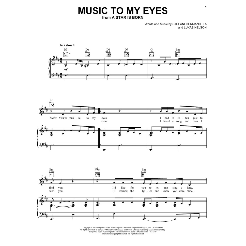 Music To My Eyes (from A Star Is Born)
