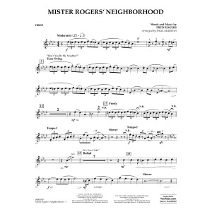 Mister Rogers' Neighborhood (Arr. Paul Murtha) - Oboe