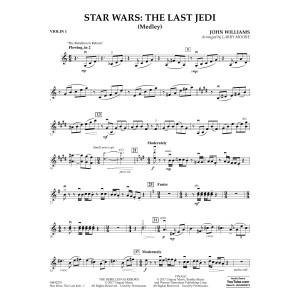 Star Wars: The Last Jedi (Medley) (Arr. Larry Moore) - Violin 1