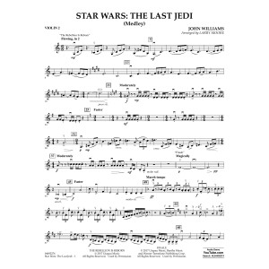 Star Wars: The Last Jedi (Medley) (Arr. Larry Moore) - Violin 2