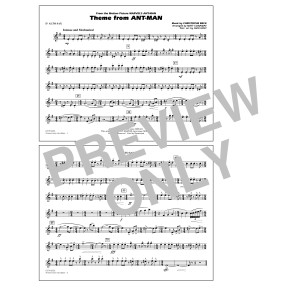 Theme from Ant-Man (Arr. Matt Conaway) - Eb Alto Sax