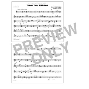 Theme from Ant-Man (Arr. Matt Conaway) - Bb Tenor Sax