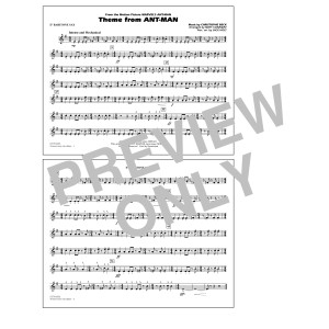 Theme from Ant-Man (Arr. Matt Conaway) - Eb Baritone Sax