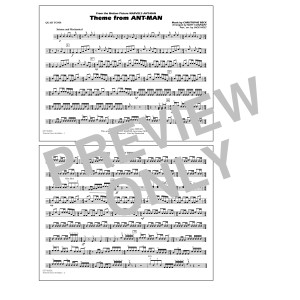 Theme from Ant-Man (Arr. Matt Conaway) - Quad Toms
