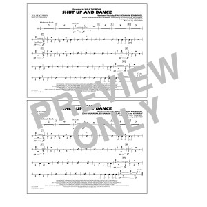 Shut Up and Dance (Arr. Matt Conaway) - Aux Percussion