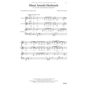 Hinei Anochi Sholeiach