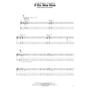 If Six Was Nine (arr. Jake Shimabukuro)