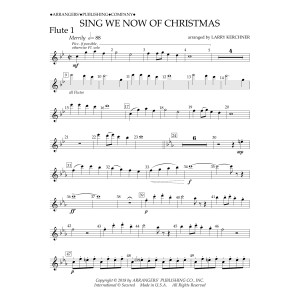 Sing We Now of Christmas (arr. Larry Kerchner) - Flute 1