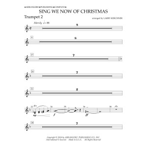 Sing We Now of Christmas (arr. Larry Kerchner) - Bb Trumpet 2