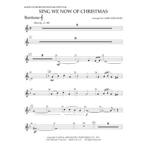 Sing We Now of Christmas (arr. Larry Kerchner) - Baritone T.C.