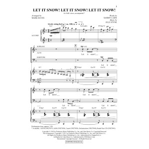 Let It Snow! Let It Snow! Let It Snow! (arr. Mark Hayes)