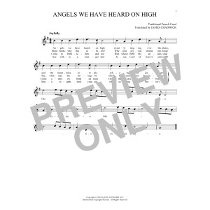 Angels We Have Heard On High