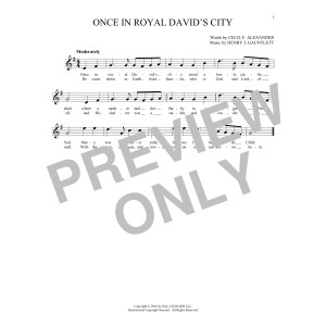 Once In Royal David's City