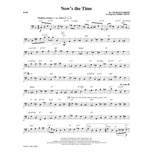 Now's the Time (arr. Kirby Shaw) - Bass