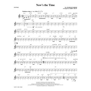 Now's the Time (arr. Kirby Shaw) - Guitar