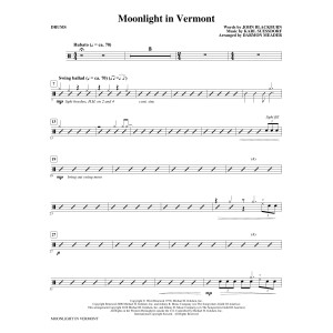 Moonlight in Vermont (arr. Darmon Meader) - Drums