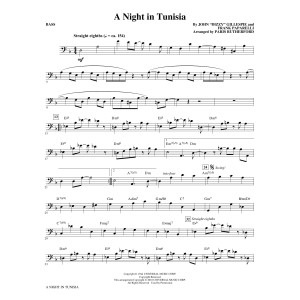 A Night in Tunisia (arr. Paris Rutherford) - Bass