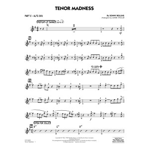 Tenor Madness (arr. Mark Taylor) - Part 2 - Alto Sax