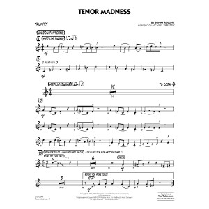 Tenor Madness (arr. Michael Sweeney) - Trumpet 1