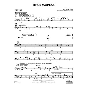 Tenor Madness (arr. Michael Sweeney) - Trombone 2