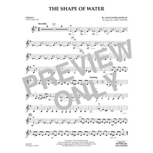 The Shape of Water (arr. Larry Moore) - Violin 3 (Viola Treble Clef)
