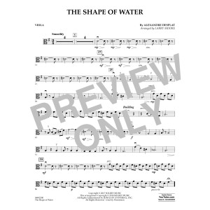 The Shape of Water (arr. Larry Moore) - Viola
