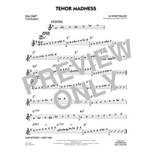 Tenor Madness (arr. Mark Taylor) - Eb Solo Sheet