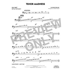 Tenor Madness (arr. Mark Taylor) - Bass Clef Solo Sheet