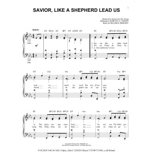 Savior, Like A Shepherd Lead Us