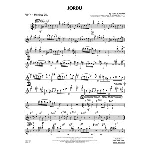 Jordu (arr. Michael Mossman) - Part 4 - Baritone Sax