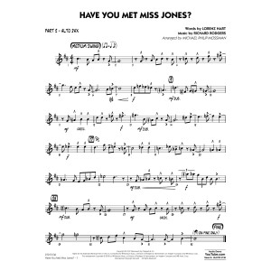 Have You Met Miss Jones? (arr. Michael Mossman) - Part 2 - Alto Sax
