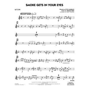 Smoke Gets In Your Eyes (arr. Mike Tomaro) - Alto Sax