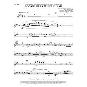 Do You Hear What I Hear (arr. Craig Courtney) - Flute 1 & 2