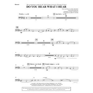Do You Hear What I Hear (arr. Craig Courtney) - Bassoon