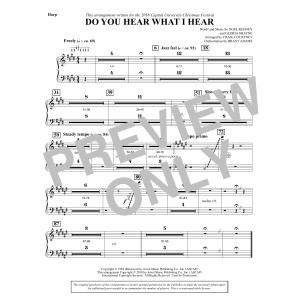 Do You Hear What I Hear (arr. Craig Courtney) - Harp