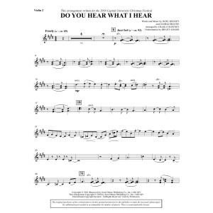 Do You Hear What I Hear (arr. Craig Courtney) - Violin 2
